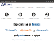 Tablet Screenshot of grupoatman.es